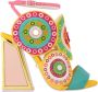 Kat Maconie Geborduurde Cirkel Detail Hoge Hak Schoenen Multicolor Dames - Thumbnail 4