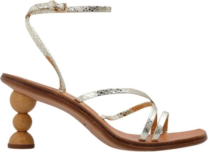 Leren sandalen met hak Calvin Klein® | HW0HW02534BEH