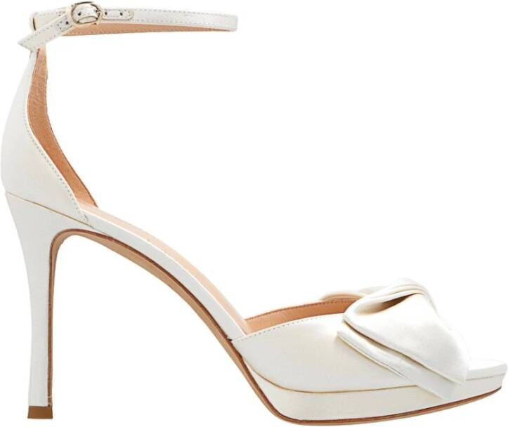 Kate Spade Satijnhakken sandalen Beige Dames