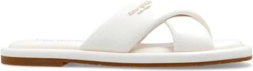 Kate Spade Slippers met logo Beige Dames