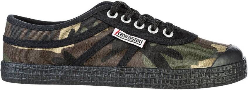 Kawasaki Camouflage Canvas Sneakers Multicolor Heren