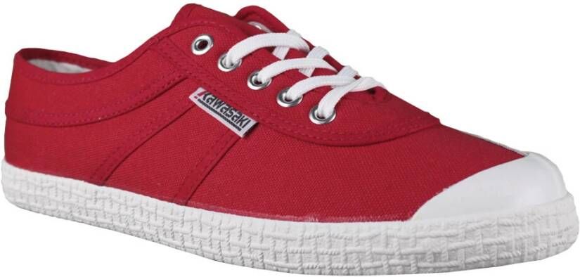 Kawasaki Canvas Schoen Vurig Rood Origineel Red Dames