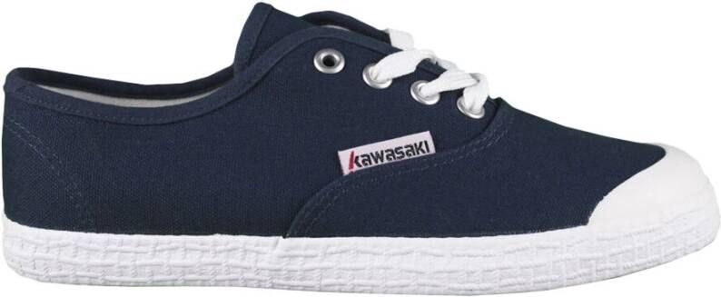 Kawasaki Canvas Sneakers Blue Heren