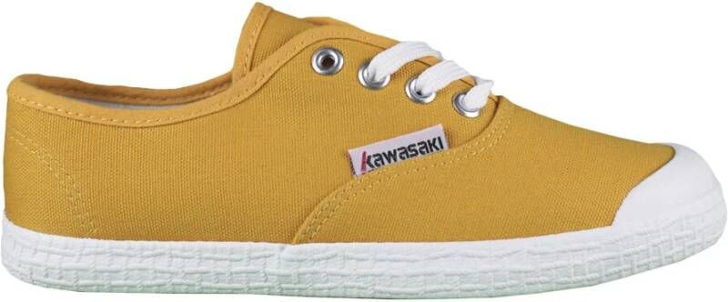 Kawasaki Canvas Sneakers Yellow Heren