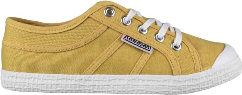 Kawasaki Canvas Tennissneakers Retrostijl Yellow Heren