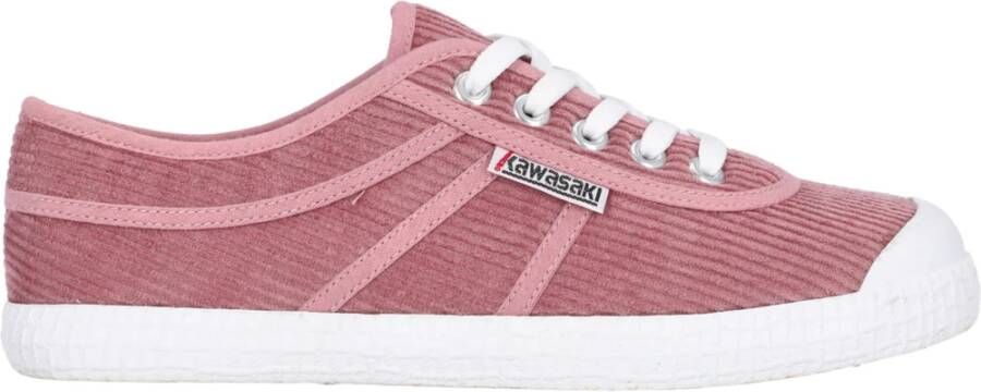 Kawasaki Corduroy Shoer Sneakers Pink Heren