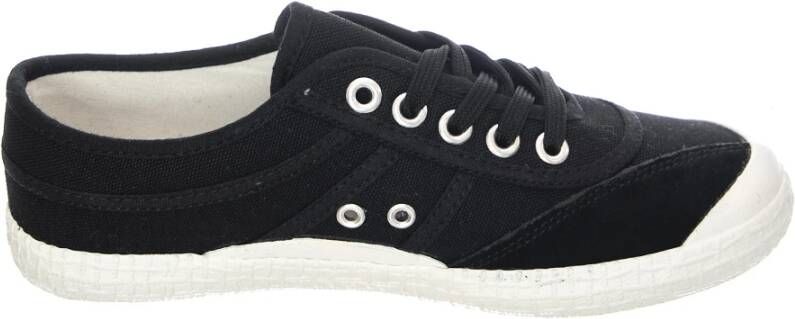 Kawasaki Lage sneakers met veters in het zwart Black Heren