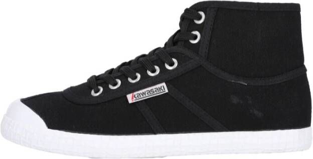 Kawasaki Originele Basic Boot Zwart Canvas Suède Black