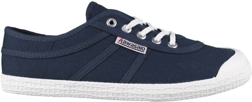 Kawasaki Originele Canvas Schoen Navy Blue Dames