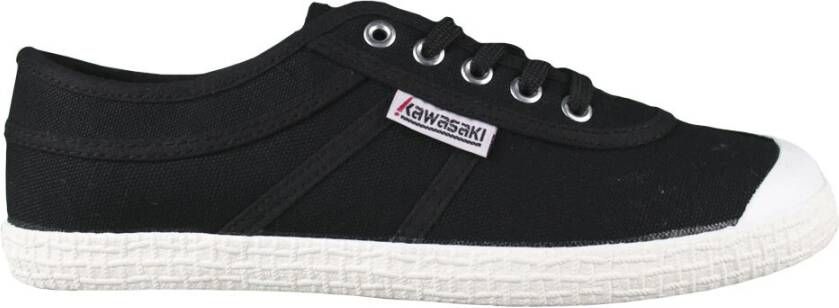 Kawasaki Originele Canvas Schoen Zwart Black Heren