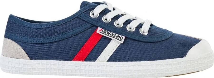 Kawasaki Retro Canvas Schoen Navy Blue