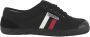 Kawasaki Sneakers Retro 23 Canvas Shoe K23 60W Black Stripe Wht Red - Thumbnail 1