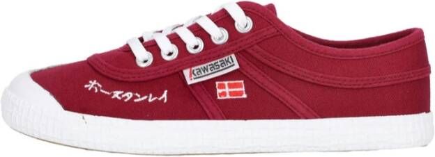 Converse Kawasaki Signature Canvas Schoen Kliek Ontwerp Red Heren