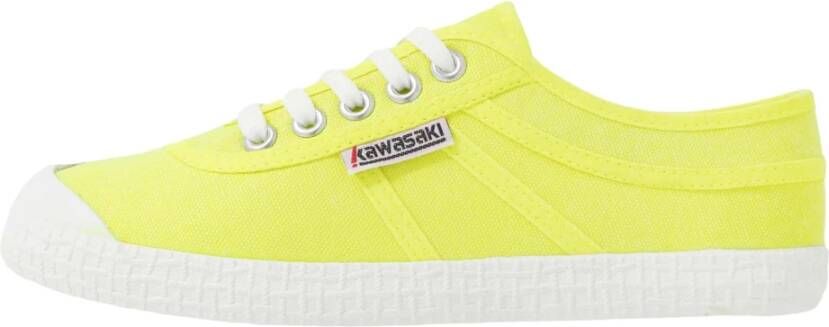Kawasaki Klassieke Canvas Sneakers Yellow Heren