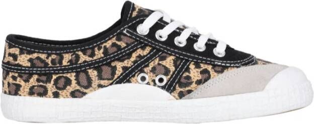 Kawasaki Ster Canvas Schoen Luipaardprint Multicolor Dames