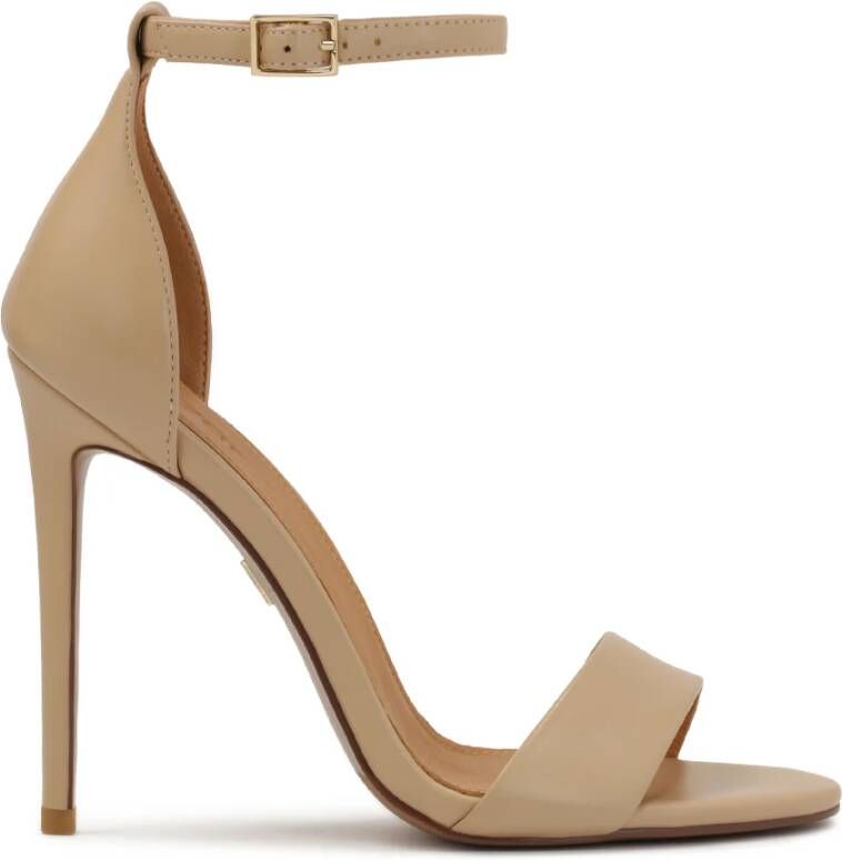 Kazar Beige hoge hakken sandalen
