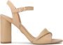 Kazar Beige leren post sandalen - Thumbnail 1