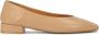 Kazar Beige platte leren pumps - Thumbnail 1
