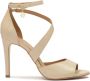 Kazar Beige sandalen met een diagonale band Beige Dames - Thumbnail 2