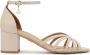 Kazar Beige sandalen met volledige hak op een paal - Thumbnail 1