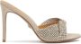 Kazar Beige stiletto muiltjes versierd met zirkonia Beige Dames - Thumbnail 1