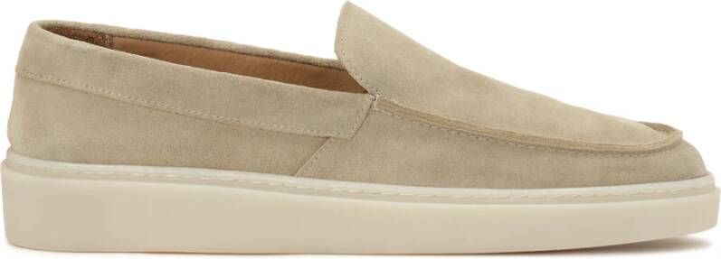 Kazar Beige suède instap sneakers voor heren