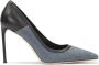 Kazar Studio Blauw-zwart gecombineerd materiaal pumps Blue Dames - Thumbnail 8