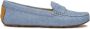Kazar Blauwe denim stof mocassins Blue Dames - Thumbnail 2