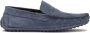 Kazar Blauwe suède mocassins op een met studs versierde rubberen zool Blue Heren - Thumbnail 2