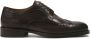 Kazar Bruine halfschoenen met rozetdecoratie - Thumbnail 1