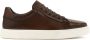 Kazar Bruine herensneakers op een witte zool - Thumbnail 1