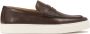 Kazar Bruine instap sneakers op een witte zool - Thumbnail 1