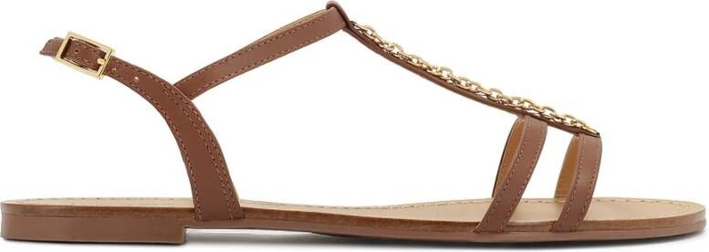 Kazar Bruine ketting sandalen