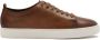 Kazar Bruine korrelige leren sneakers - Thumbnail 1