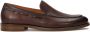 Kazar Bruine loafers met een teenband - Thumbnail 1