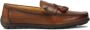 Kazar Bruine mocassins met een decoratief ele t - Thumbnail 1