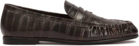 Kazar Bruine palingstijl halfschoenen