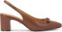Kazar Bruine pumps met open hiel - Thumbnail 1