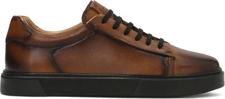 Kazar Bruine sneakers in smart casual stijl