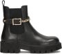 Kazar Chelsea laarzen met decoratieve riem en ketting Black Dames - Thumbnail 2