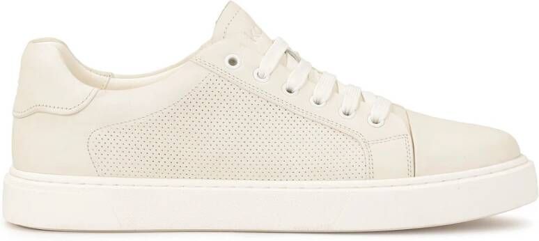 Kazar Comfortabele herensneakers met geperforeerd bovendeel