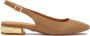 Kazar Comfortabele slingback pumps met metalen versiering op de hiel - Thumbnail 1