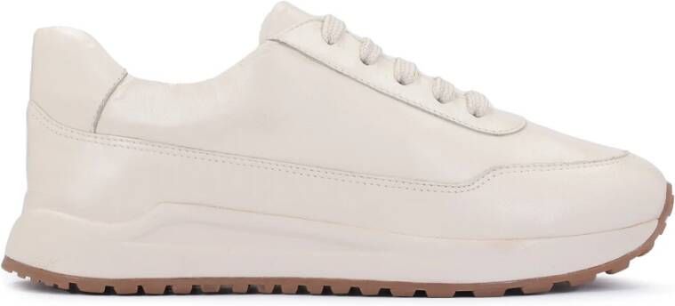 Kazar Baskets pour dames en cuir blanc cassé avec une construction confortable
