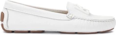 Kazar Dames witte mocassins White Dames