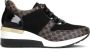 Kazar Dames zwarte en bruine sneakers Multicolor Dames - Thumbnail 2