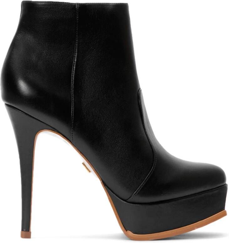 Kazar Dames zwarte laarzen Black
