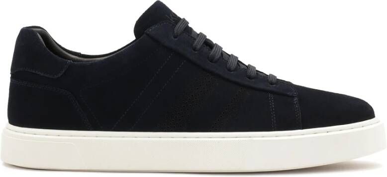 Kazar Donkerblauwe suède sneakers