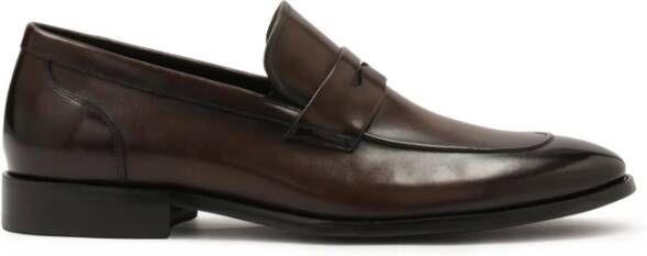 Kazar Elegante bruine leren loafers