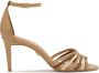 Kazar Elegante leren sandalen met kleurrijke bandjes - Thumbnail 1