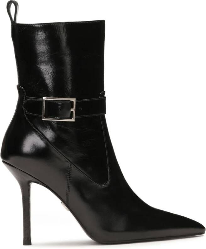 Kazar Elegante zwarte laarzen op een dunne stilettohak